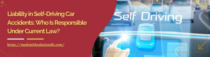 Augmented reality dashboard in a self-driving car showing driving mode and sensor data with a hand gesture control represent self driving car accident.