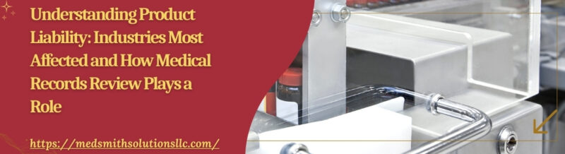Understanding Product Liability Industries Most Affected and How Medical Records Review Plays a Role