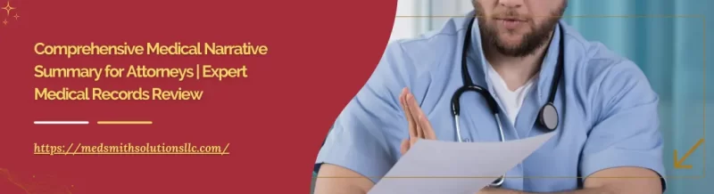 Comprehensive Medical Narrative Summary for Attorneys | Expert Medical Records Review